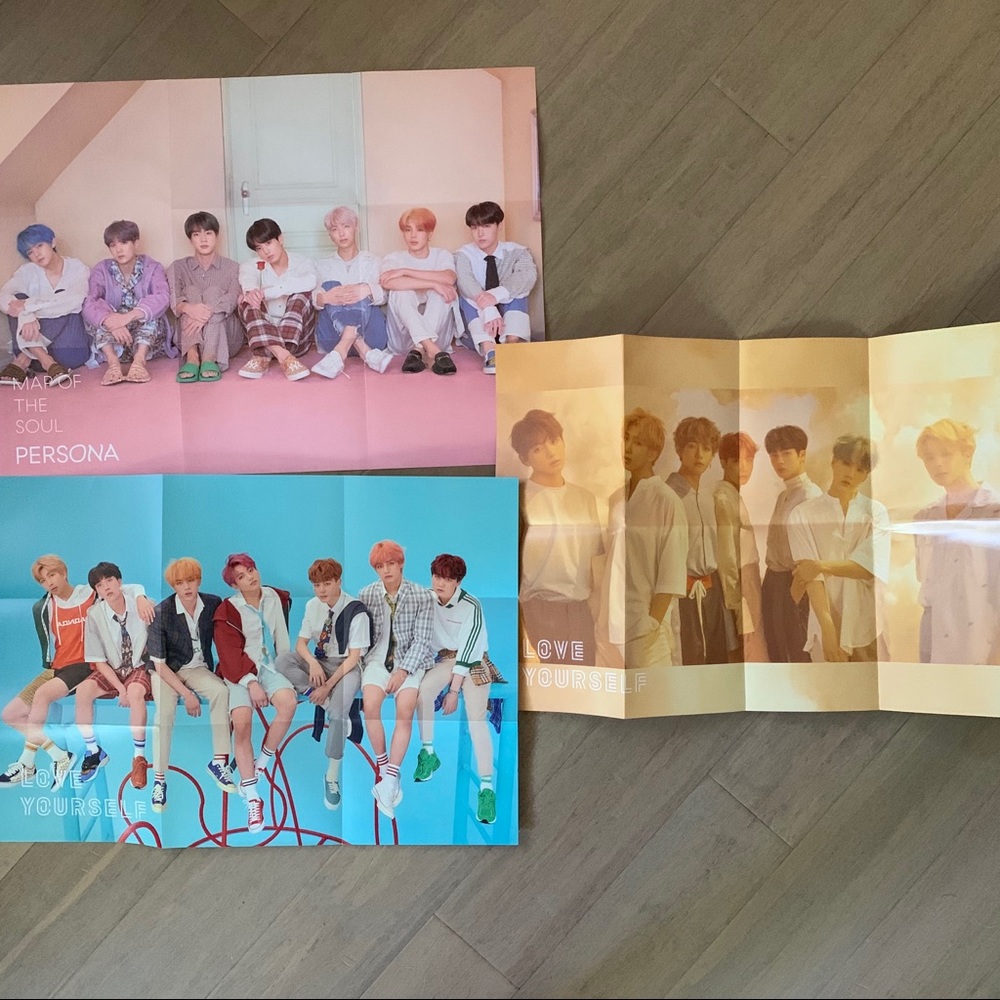3 BTS Official Posters